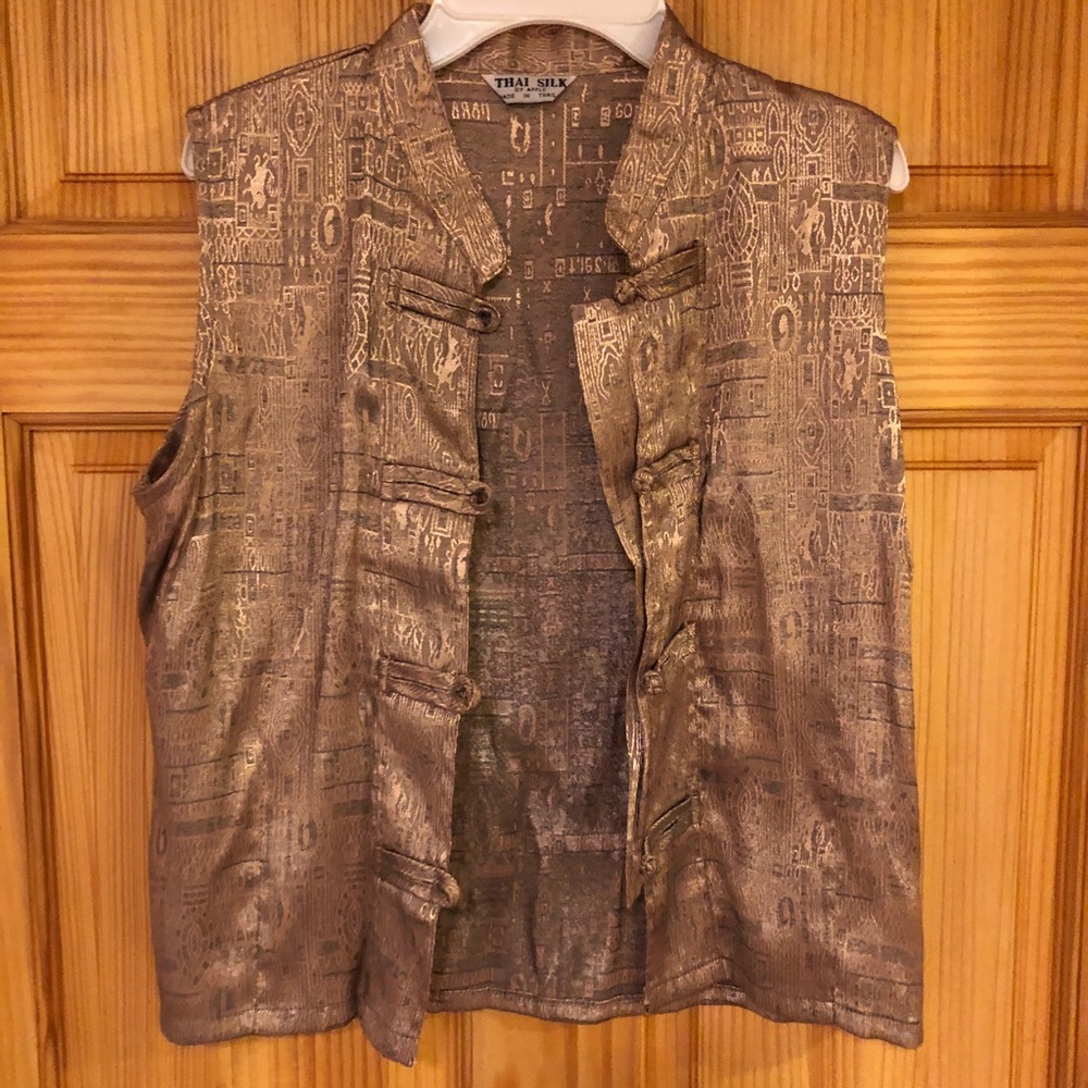 Thai Silk Vest Unique